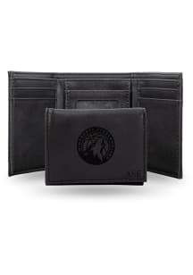 Minnesota Timberwolves Personalized Laser Engraved Mens Trifold Wallet
