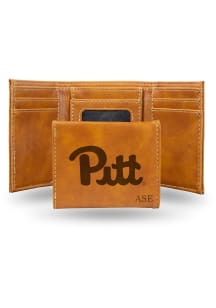 Pitt Panthers Personalized Laser Engraved Mens Trifold Wallet
