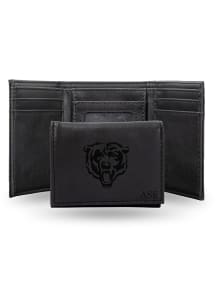 Chicago Bears Personalized Laser Engraved Mens Trifold Wallet