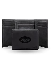New York Jets Personalized Laser Engraved Mens Trifold Wallet