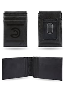 Atlanta Hawks Personalized Laser Engraved Front Pocket Mens Bifold Wallet