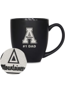 Appalachian State Mountaineers 15oz #1 Dad Bistro Ceramic Mug - Black