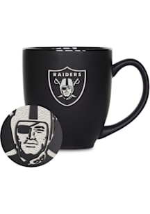 Las Vegas Raiders 15oz Bistro Ceramic Mug - Black