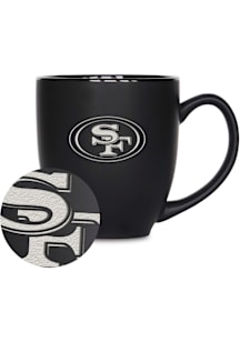 San Francisco 49ers 15oz Bistro Ceramic Mug - Black
