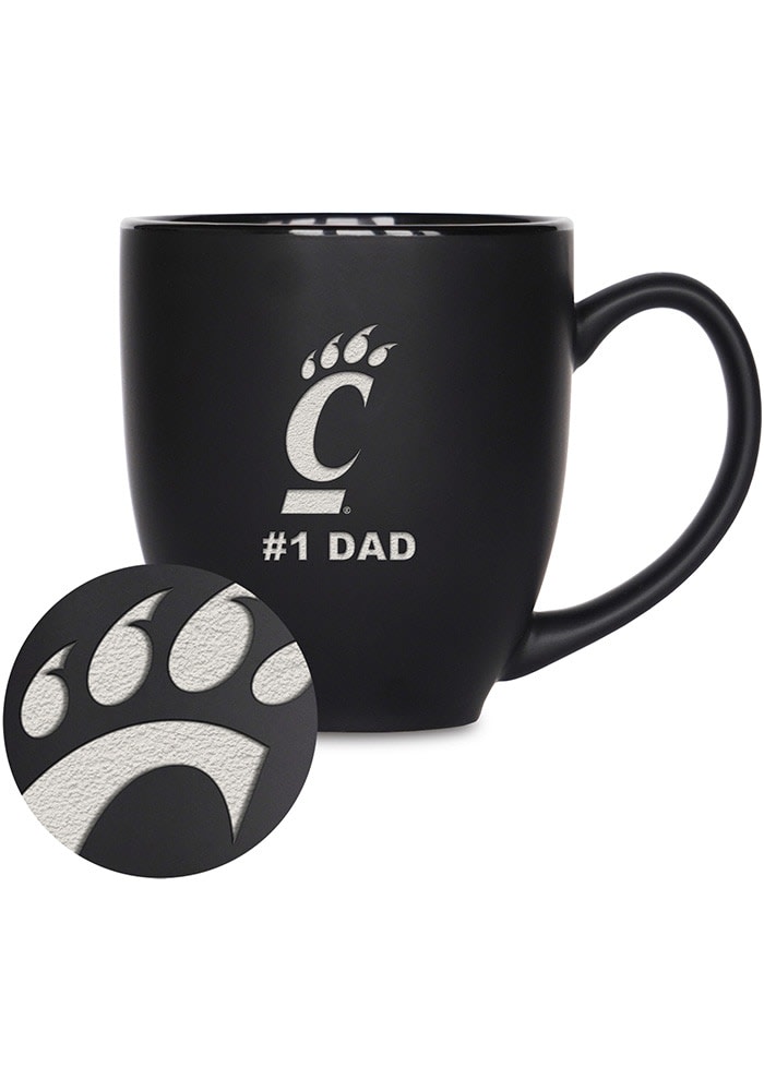 Cincinnati Bearcats BLACK 15oz #1 Dad Bistro Ceramic Mug - 74264188