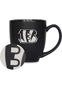 Cincinnati Bengals 15oz Bistro Ceramic Mug - Black