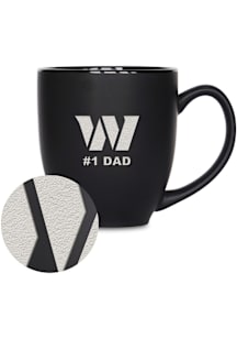 Washington Commanders 15oz #1 Dad Bistro Ceramic Mug - Black