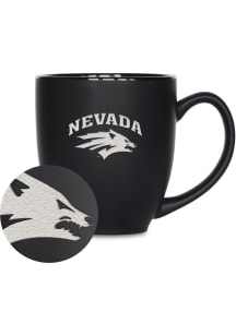 Nevada Wolf Pack 15oz Bistro Ceramic Mug - Black