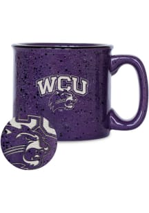 Western Carolina 12oz Campfire Ceramic Mug - Purple