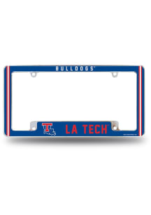 Louisiana Tech Bulldogs All Over Chrome License Frame