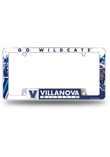 Villanova Wildcats All Over Chrome License Frame