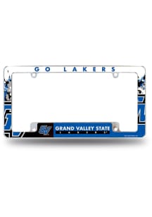 Grand Valley State Lakers All Over Chrome License Frame