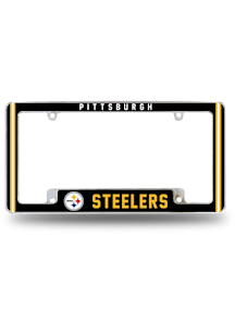 Pittsburgh Steelers All Over Chrome License Frame