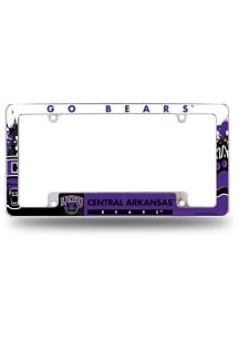 Central Arkansas Bears All Over Chrome License Frame