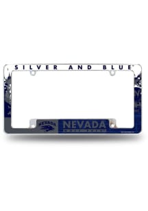 Nevada Wolf Pack All Over Chrome License Frame