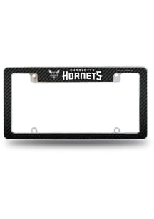 Charlotte Hornets All Over Carbon Fiber License Frame
