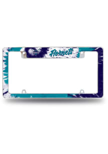 Charlotte Hornets All Over Chrome Tie Dye License Frame