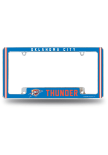 Oklahoma City Thunder All Over Chrome License Frame