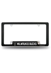Milwaukee Bucks All Over Carbon Fiber License Frame