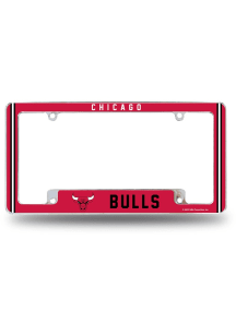 Chicago Bulls All Over Chrome License Frame