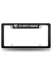 Atlanta Hawks All Over Carbon Fiber License Frame