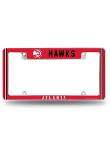 Atlanta Hawks All Over Chrome License Frame
