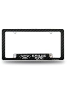 New Orleans Pelicans All Over Carbon Fiber License Frame