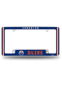 Edmonton Oilers All Over Chrome License Frame