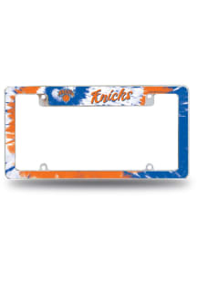 New York Knicks All Over Chrome Tie Dye License Frame