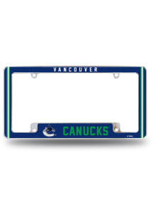 Vancouver Canucks All Over Chrome License Frame