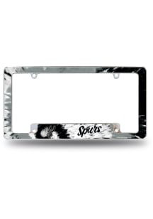 San Antonio Spurs All Over Chrome Tie Dye License Frame