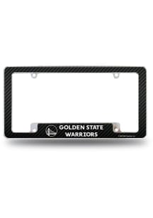 Golden State Warriors All Over Carbon Fiber License Frame