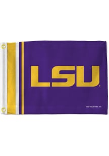 LSU Tigers Utility Flag White Silk Screen Grommet Flag