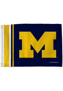 White Michigan Wolverines Utility Flag Silk Screen Grommet Flag