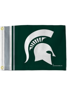 White Michigan State Spartans Utility Flag Silk Screen Grommet Flag
