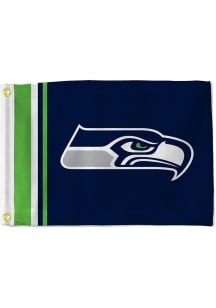 Seattle Seahawks Utility Flag White Silk Screen Grommet Flag