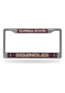Florida State Seminoles Glitter Chrome License Frame
