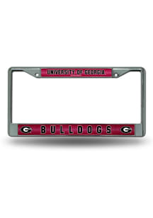 Georgia Bulldogs Glitter Chrome License Frame
