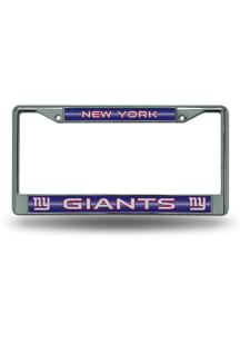 New York Giants Glitter Chrome License Frame