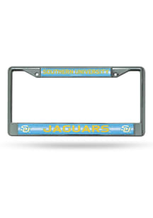 Southern University Jaguars Glitter Chrome License Plate Frame - Silver