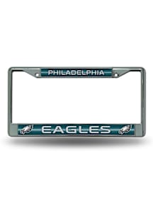 Philadelphia Eagles Glitter Chrome License Frame