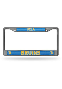 Silver UCLA Bruins Glitter Chrome License Frame