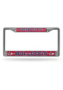 Fresno State Bulldogs Glitter Chrome License Frame