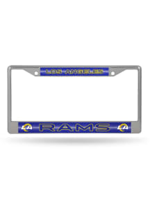 Los Angeles Rams Glitter Chrome License Frame
