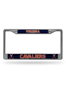 Virginia Cavaliers Glitter Chrome License Frame
