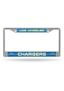 Los Angeles Chargers Glitter Chrome License Frame