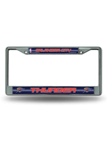 Oklahoma City Thunder Glitter Chrome License Frame