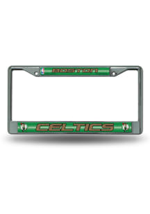 Boston Celtics Glitter Chrome License Frame
