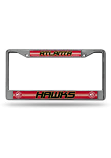 Atlanta Hawks Glitter Chrome License Frame