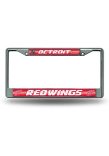 Detroit Red Wings Glitter Chrome License Frame